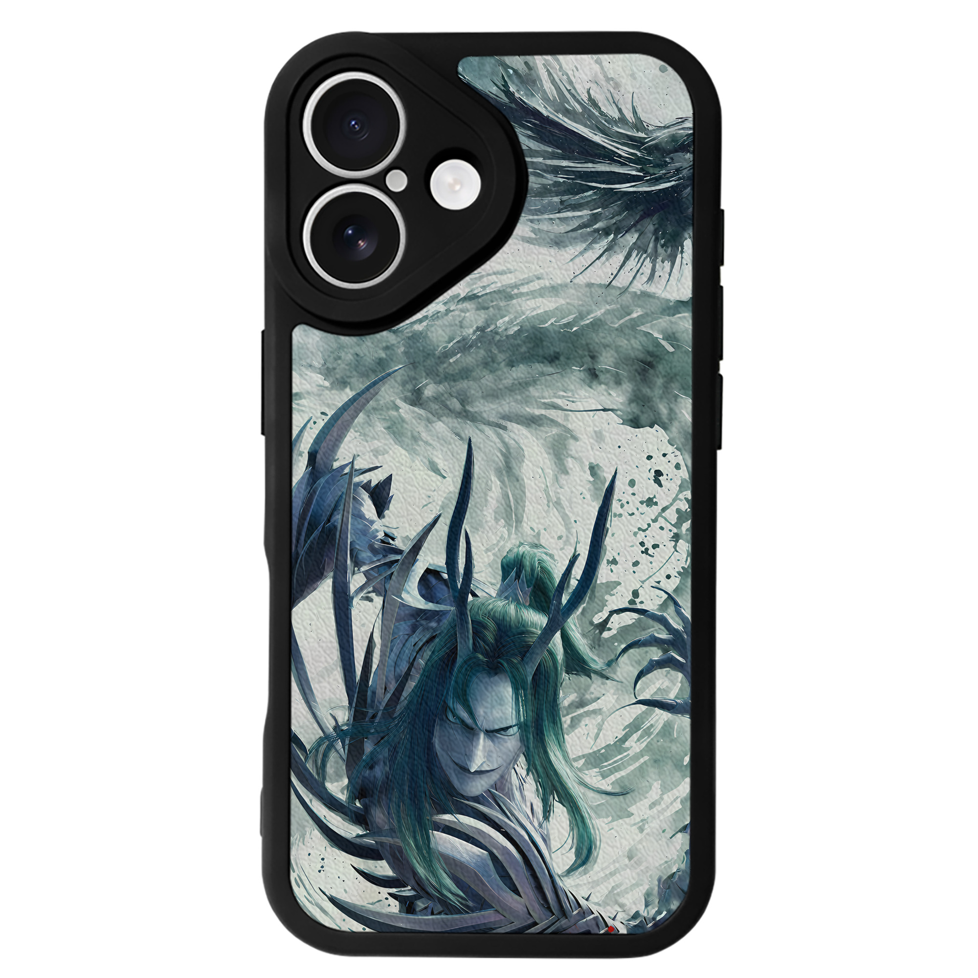 （画像用） Ne Zha 2 ナタ 魔童の大暴れ 【iPhone 16シリーズ対応】シリコンスマホケース（レザー調） 材質：シリコン